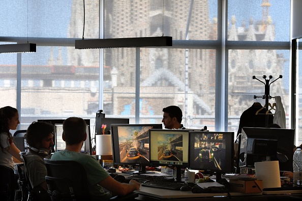 The French video game publisher Ubisoft announced on September 5, 2017, 530 million euros of new investments over 10 years in Canada's French-speaking province of Quebec, including the creation of a studio specialized in online gaming. / AFP PHOTO / LLUIS GENE        (Photo credit should read LLUIS GENE/AFP via Getty Images)