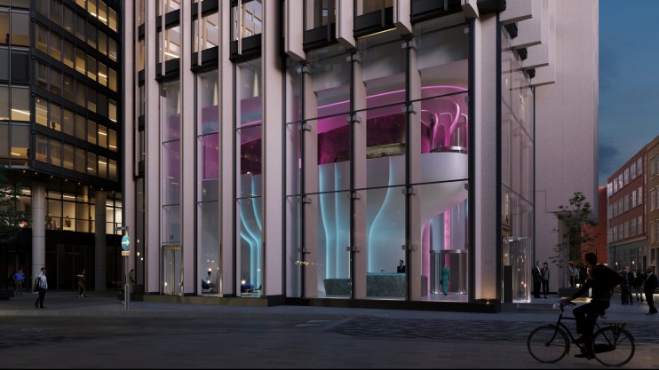 Zaha Hadid design for Southbank Tower lobby