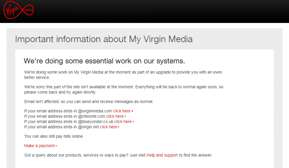 Virgin Media broadband