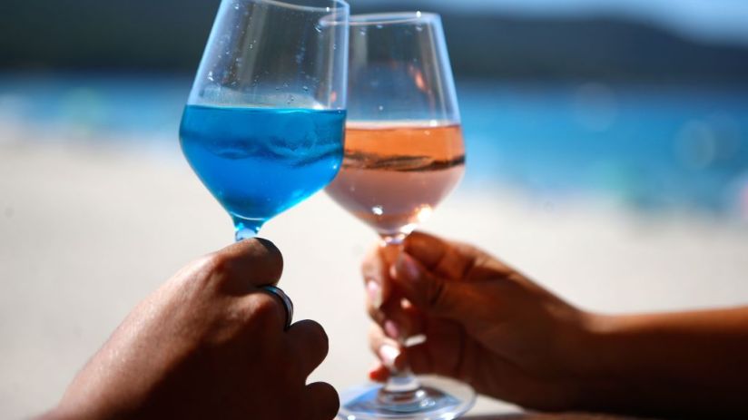 FRANCE-CORSICA-AGRICULTURE-BLUE-WINE