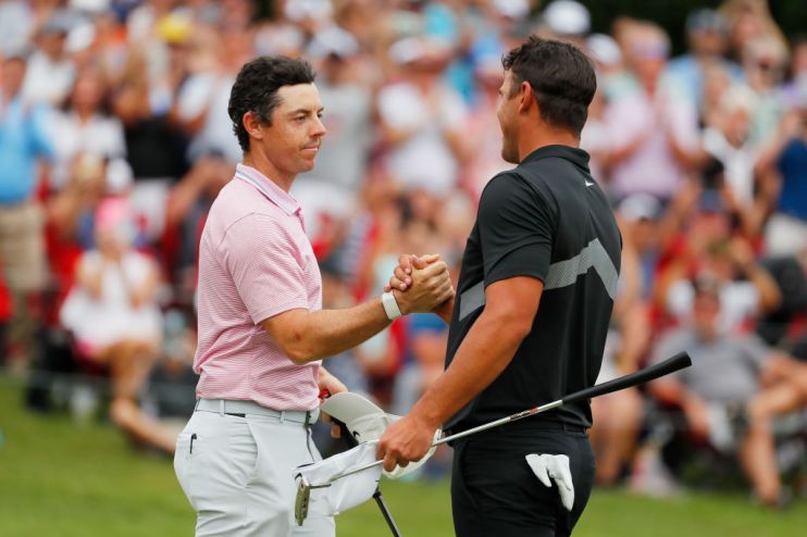 Rory McIlroy and Brooks Koepka