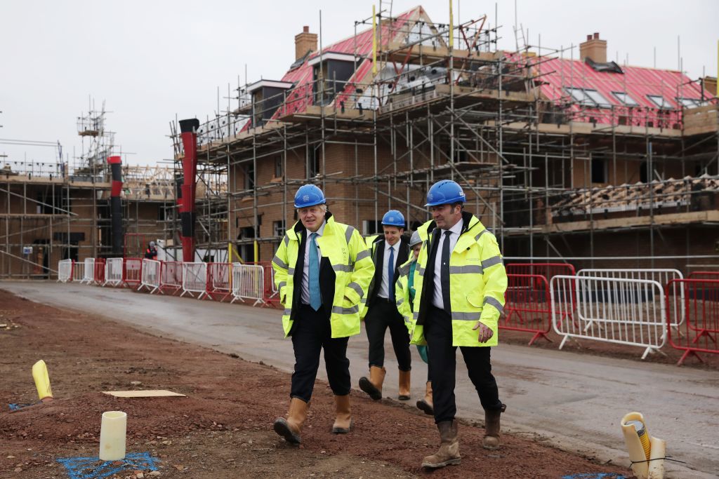 The general election result has seen house developer and construction shares surge