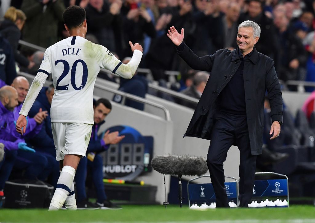 Jose Mourinho and Dele Alli