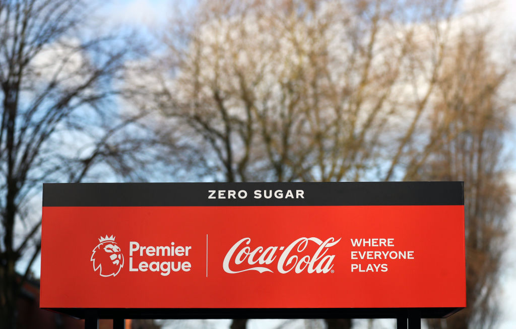Coca Cola sponsor the Premier League