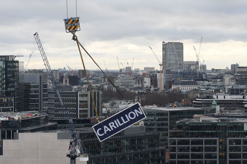 Britain's construction industry was hit hard by the collapse of Carillion