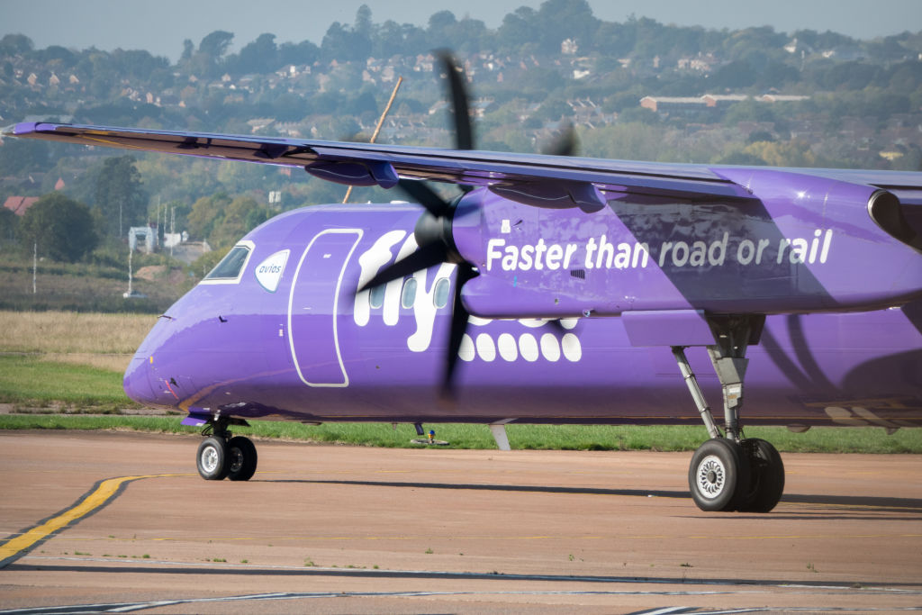 Flybe competes with coaches and trains on its domestic routes (Getty)