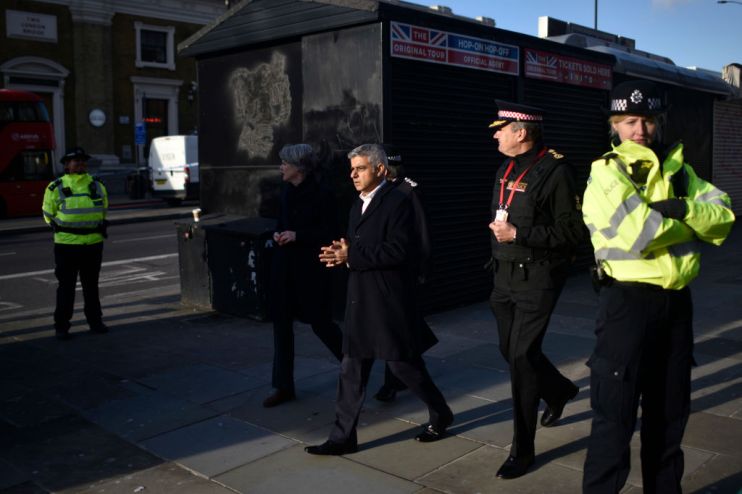 Boris Johnson Visits Scene Of Yesterday's London Bridge Attack As Investigations Continue