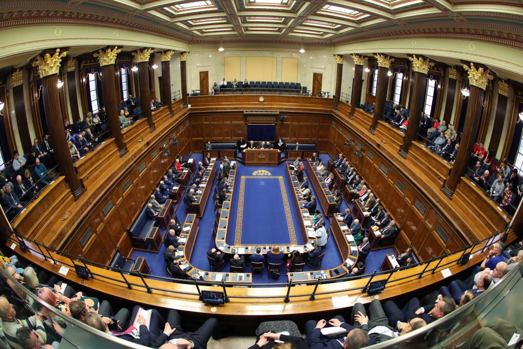 A general view of the Northern Ireland Executive Assembly (Photo by Kelvin Boyes - Pool/Getty Images)