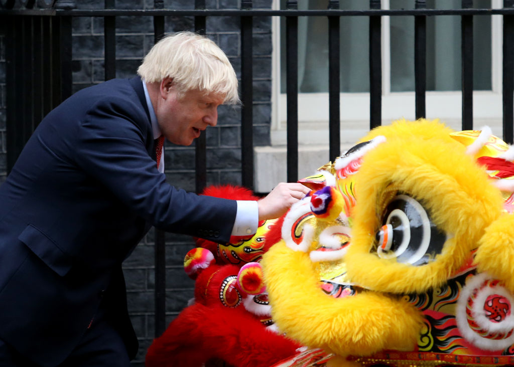 PM Johnson Hosts Chinese New Year Celebrations Outside 10 Downing Street