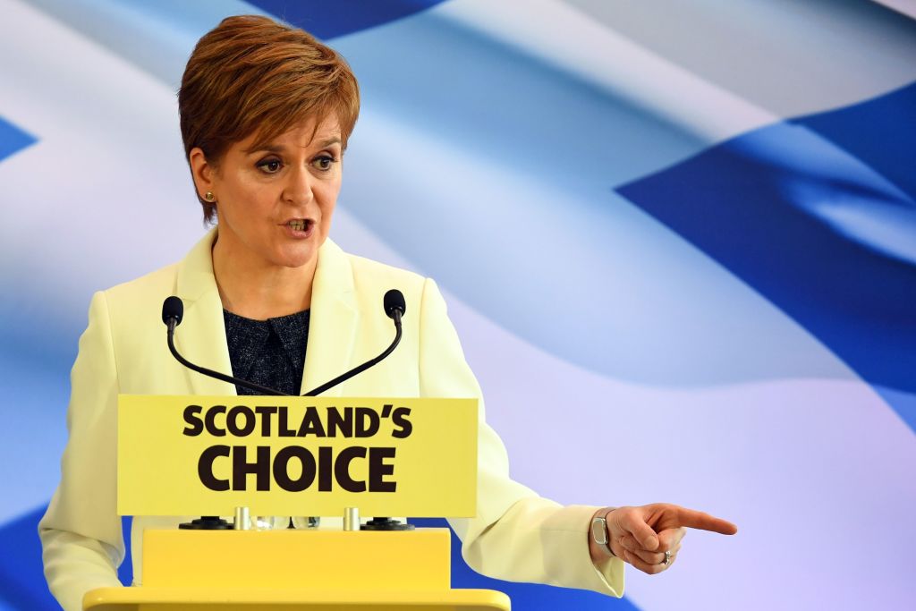 Nicola Sturgeon is pressing the case for a second Scottish independence referendum on Brexit Day