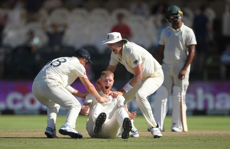 Ben Stokes celebrates