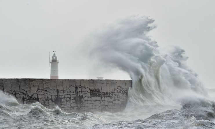 Storm Brendan could produce waves across western parts of the UK and Ireland