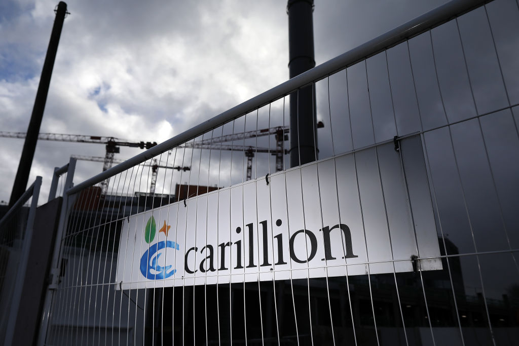 Carillion went bust in January 2018