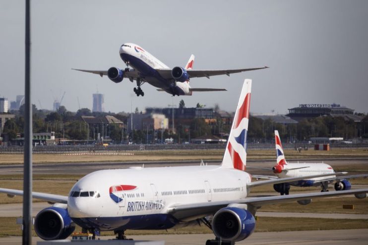 BRITAIN-TRANSPORT-AVIATION-BA