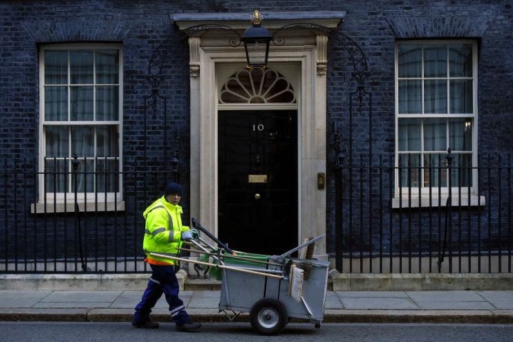 Boris Johnson Leaves For PMQs