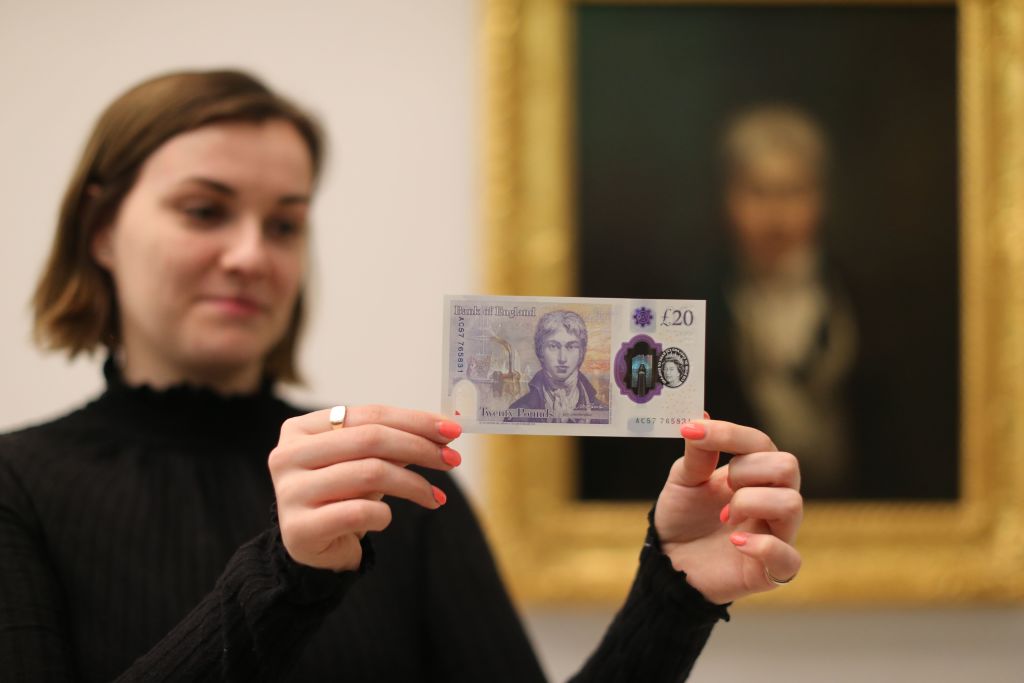 The new £20 note has just been launched