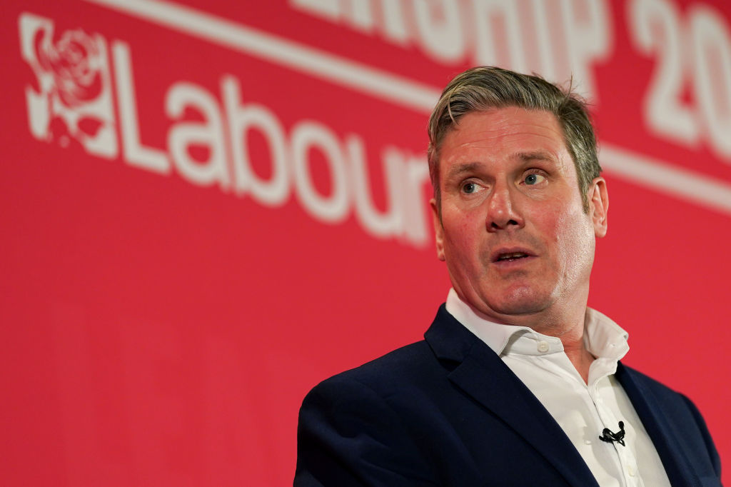 Keir Starmer, Shadow Brexit Secretary, addresses the audience during the Labour Party Leadership hustings