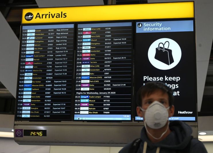 Reports of a second UK coronavirus death emerge as two British Airways staff contract Covid-19