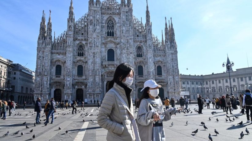 Milan is one of the cities caught up in the Italy lockdown to prevent the spread of the coronavirus. Around 16m Italians are in effective quarantine as a result