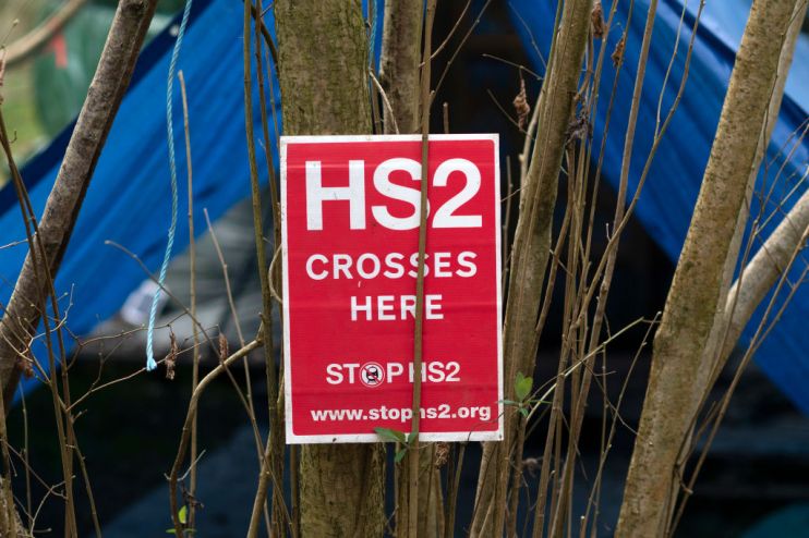 BRITAIN-TRANSPORT-ENVIRONMENT-HS2-PROTEST