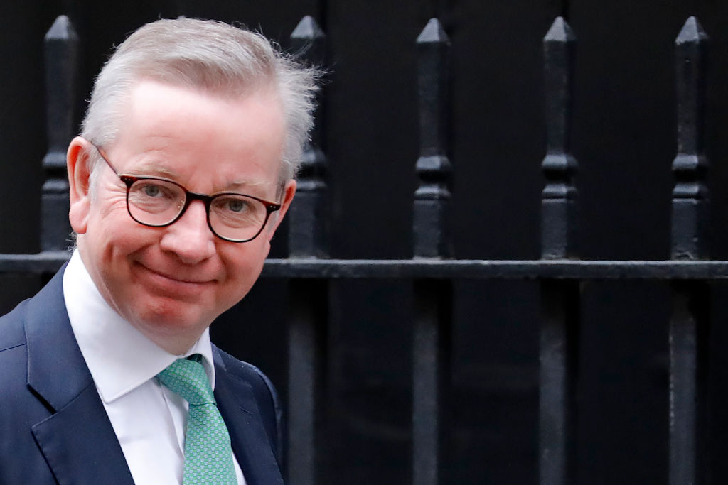 Britain's Chancellor of the Duchy of Lancaster Michael Gove