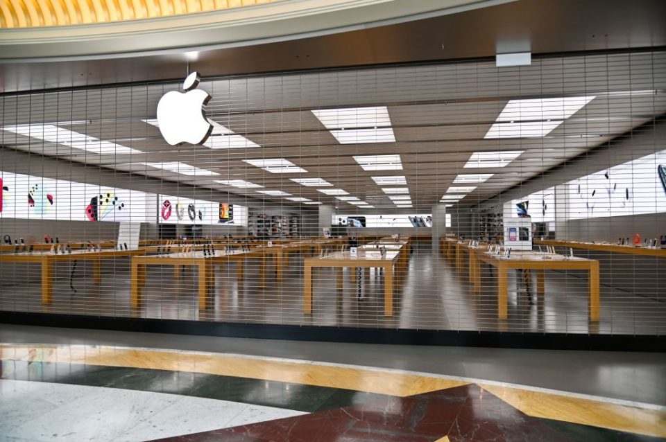 Image result for Apple closes all its stores worldwide due to the coronavirus, except in China