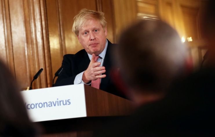 Boris Johnson Holds Press Conference To Update On Coronavirus
