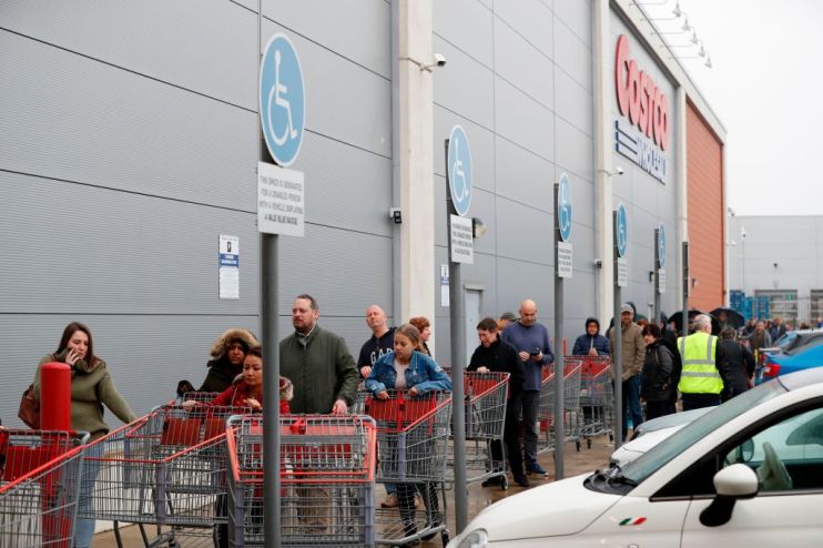 stockpiling coronavirus