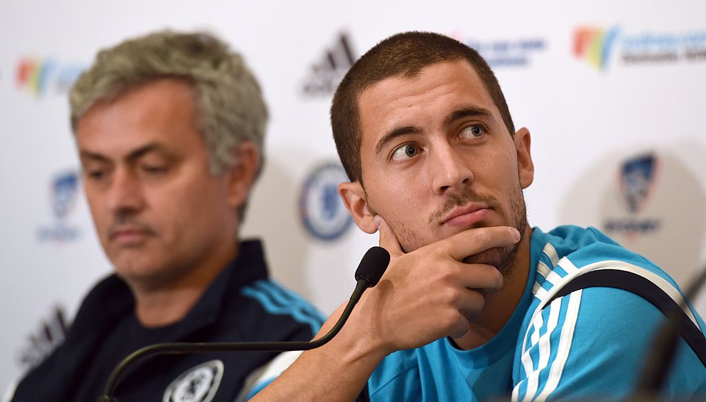 Jose Mourinho and Eden Hazard