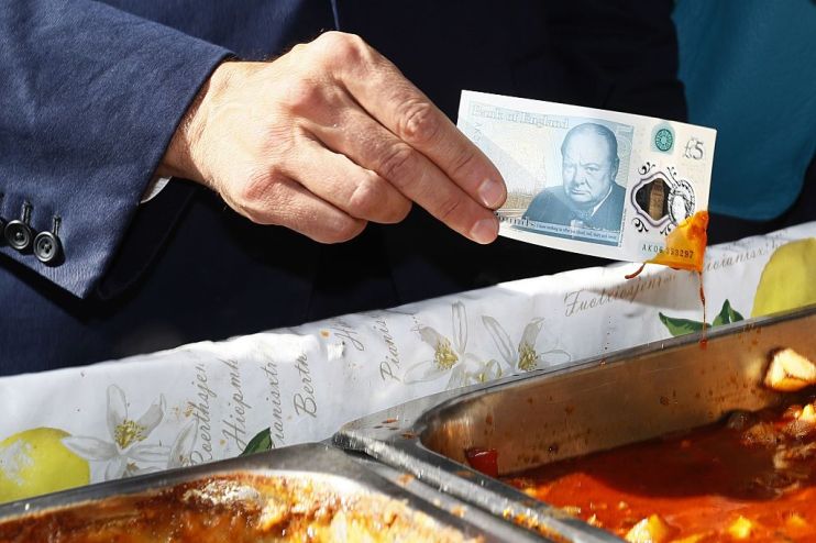 Mark Carney Makes First Transaction With New Polymer Fiver