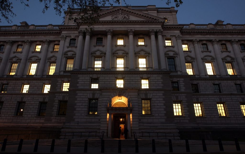 Treasury Staff Work Into The Night Ahead Of Wednesday's Crucial Budget
