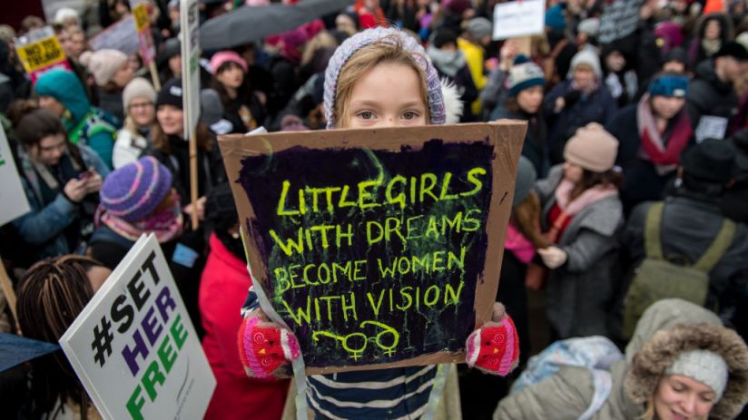 Time's Up Women's Rally Takes Place In London