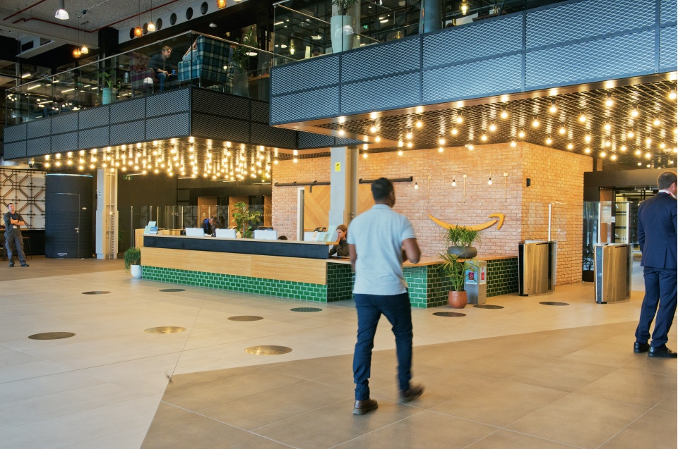 Office Space Take a look behind the scenes of Amazon's sprawling, 15