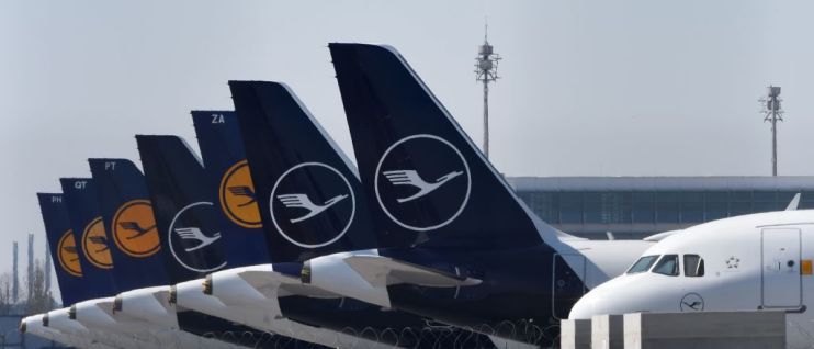Lufthansa shares jumped nearly six per cent this morning after its supervisory board approved a &euro;9bn (&pound;8bn) government bailout.