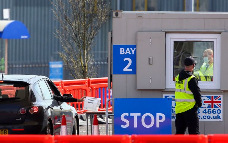 BRITAIN-HEALTH-VIRUS-TESTING