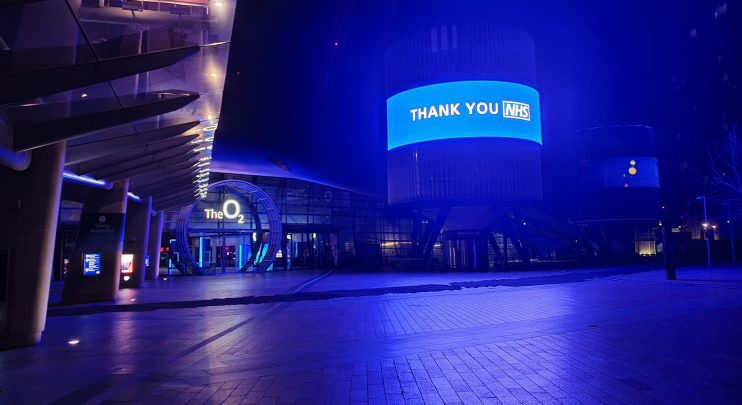 O2 has made London&rsquo;s O2 Arena available to the NHS for the training of additional staff required at the new Nightingale hospital in the Excel centre.