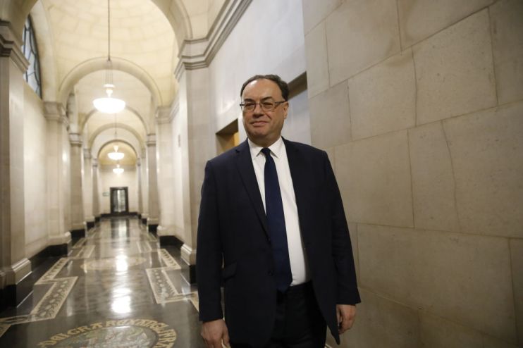 Bank of England 'not contemplating' negative interest rates, says governor Andrew Bailey