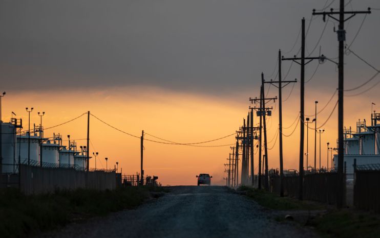 Oil prices jumped today as a combination of an unexpected rise in Chinese exports and cuts by US producers helped extend a week of gains.