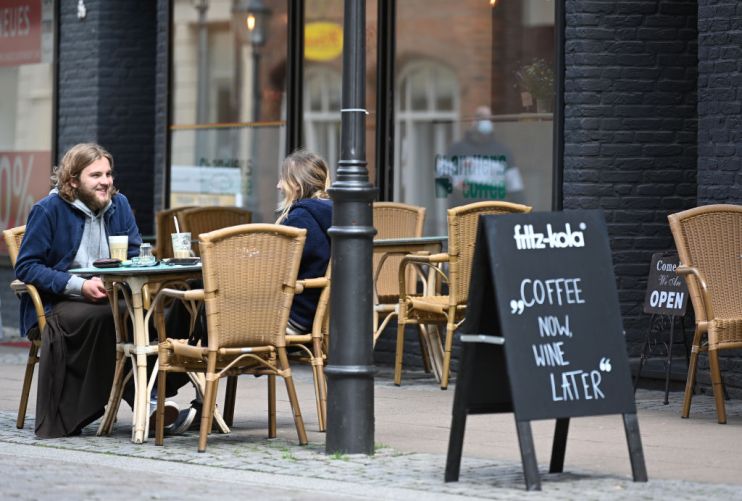 Restaurants And Cafes Begin To Reopen During The Coronavirus Crisis