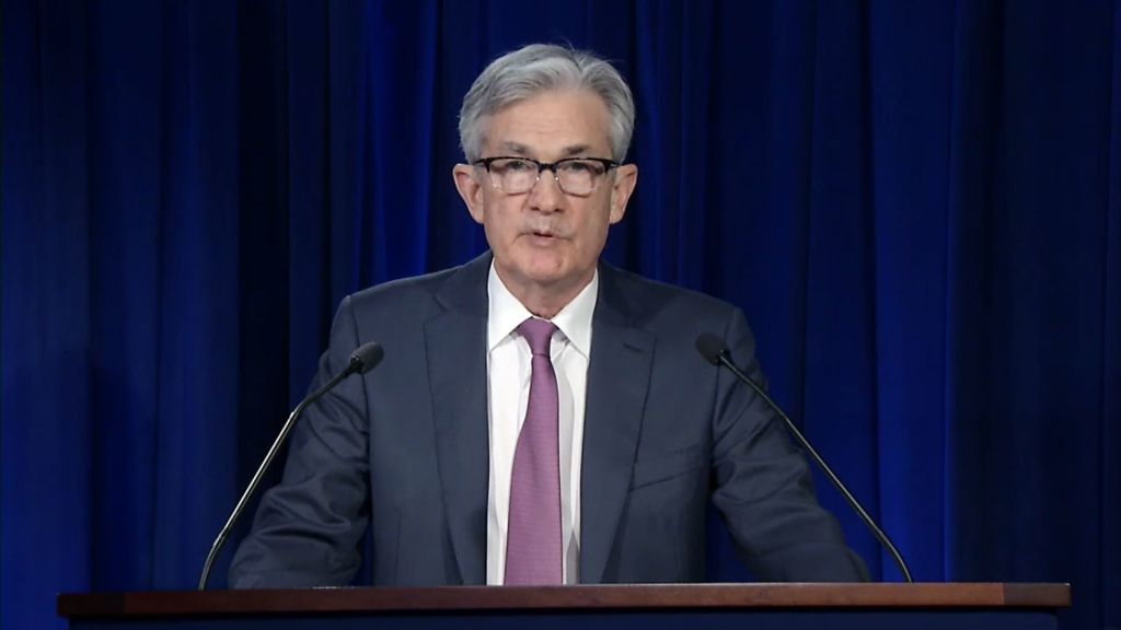 Fed Chair Jerome Powell Livestreams FOMC Statement