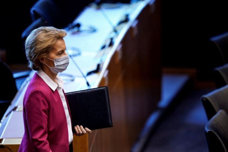 BELGIUM-EU-POLITICS-PARLIAMENT-HEALTH-VIRUS