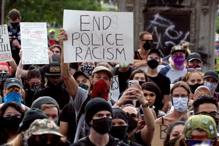 US president Donald Trump on Monday told state governors to crack down on growing protests across the country against the treatment of African-Americans by police forces.