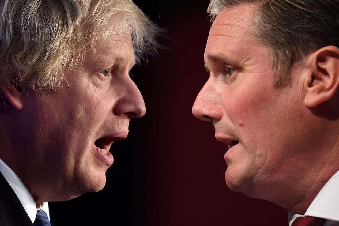Keir Starmer and Boris Johnson both face questions over their parties' visions