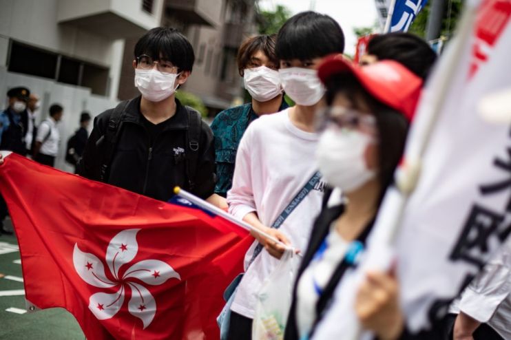 JAPAN-CHINA-HONG KONG-POLITICS-UNREST