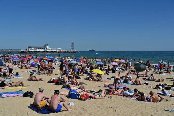 Health secretary Matt Hancock has warned that the government does have the power to close beaches if social distancing guidelines are ignored.