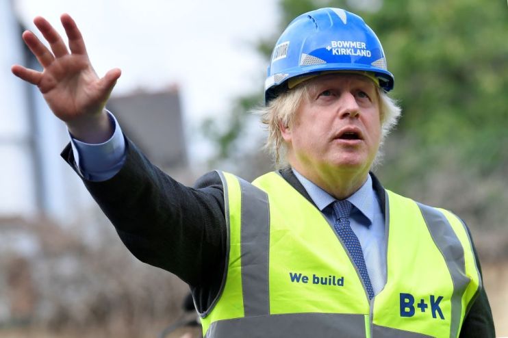 BRITAIN-POLITICS-EDUCATION-CONSTRUCTION
