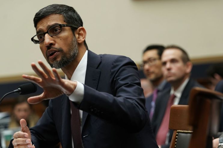 big tech hearing sundar pichai