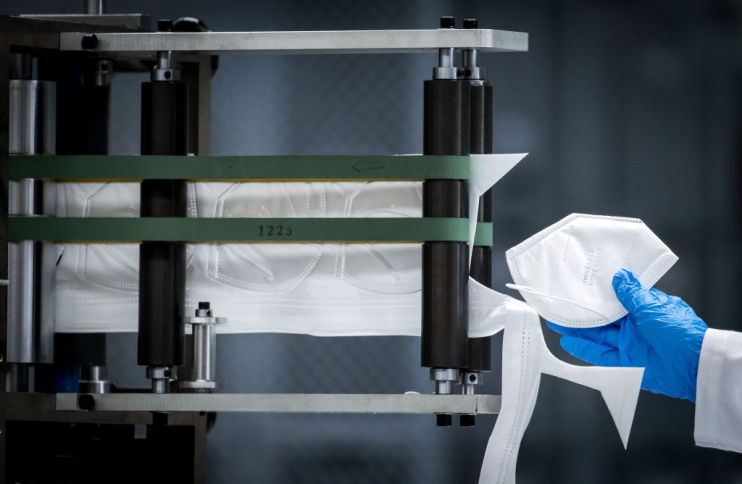 NETHERLANDS-HEALTH-VIRUS-MANUFACTURING-MASKS