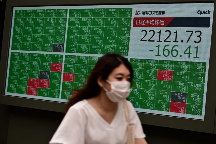 Asian stocks rallied to a four-month high on Friday on robust US payrolls data and a brisk pickup in Chinese service sector activity
