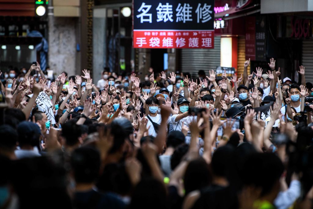 TOPSHOT-HONG KONG-CHINA-POLITICS-UNREST